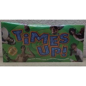 Time's Up! Board Game Complete Family Night Party Vintage 1999 R&R Fast Paced